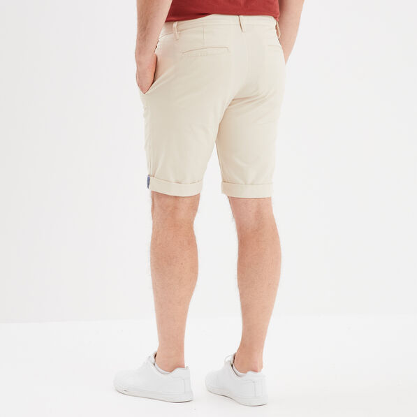 short chino slim creeks beige homme Short chino slim Creeks beige homme