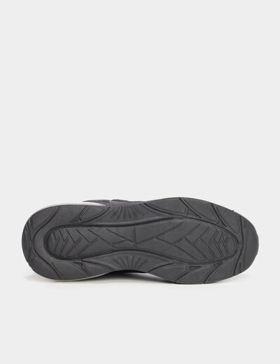 Baskets running à lacets Kappa noir garçon