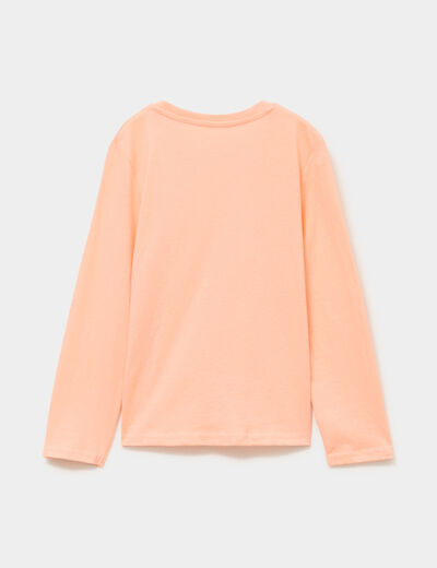 Ensemble pyjama 2 pi&egrave;ces coton rose saumon gar&ccedil;on