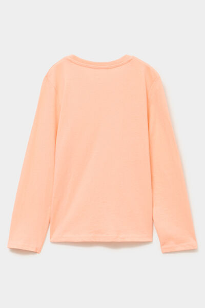 Ensemble pyjama 2 pi&egrave;ces coton rose saumon gar&ccedil;on