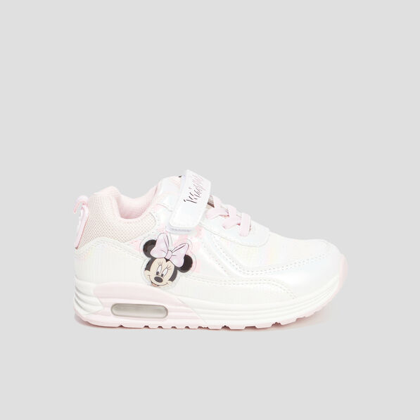 Baskets running lumineuses Minnie rose fille