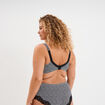 Soutien-gorge corbeille microfibre noir femme grande taille