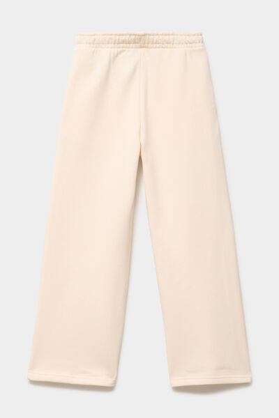 Pantalon de jogging flare Kappa creme fille
