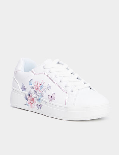 Tennis basses à lacets Creeks multicolore femme