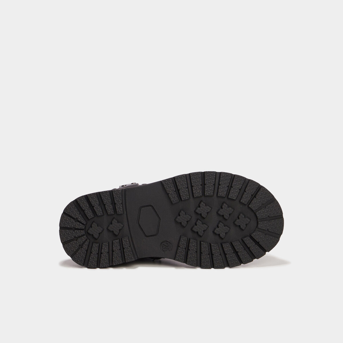 Bottines crantées avec boucles Liberto noir fille