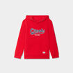 Sweat à capuche hoodie Creeks rouge garçon