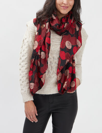 Foulard rouge femme