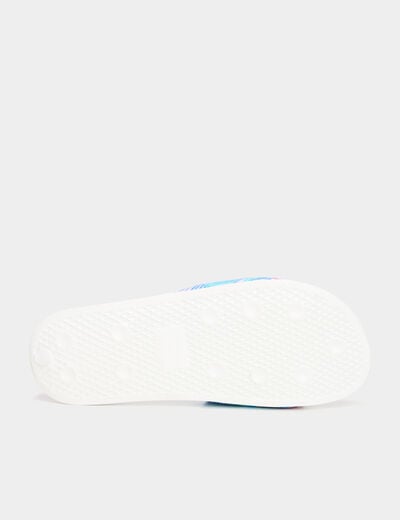 Mules de plage multicolore femme