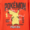 Sweat zippé à capuche Pokémon Pikachu orange garçon