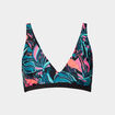 Haut de maillot de bain triangle noir femme grande taille