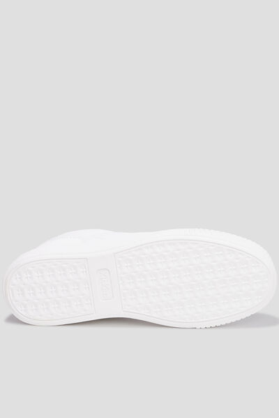 Tennis basses à lacets Kickers Style blanc femme