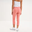 Pantalon capri slim twill 5 poches rose vif femme