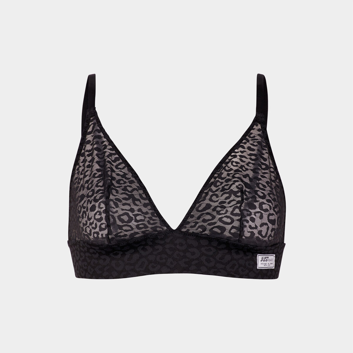 Soutien-gorge triangle dentelle noir femme