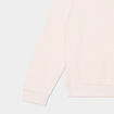 Sweat &agrave; capuche hoodie relax molleton ivoire fille