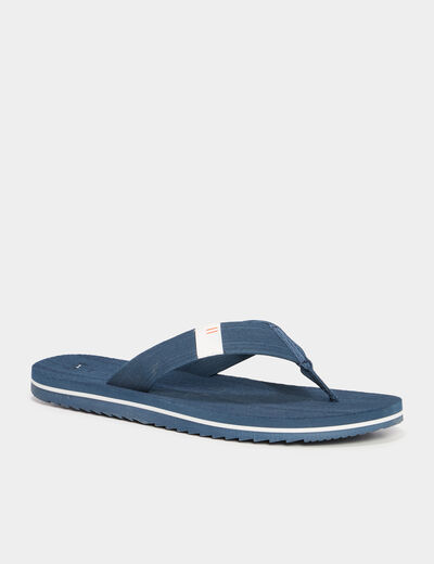 Tongs de plage bleu marine homme