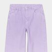 Pantalon large 5 poches coton Creeks mauve fille