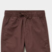 Pantalon battle taille &eacute;lastiqu&eacute;e coton marron fonc&eacute; gar&ccedil;on