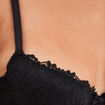 Soutien-gorge emboîtant paddé dentelle noir femme