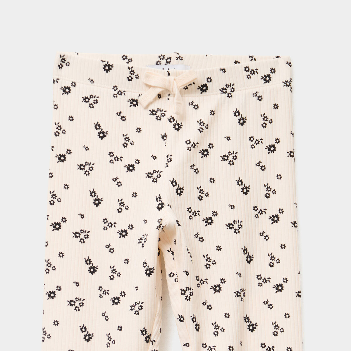 Legging côtelé coton beige fille