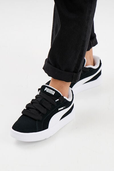 Tennis basses &agrave; lacets Puma noir femme