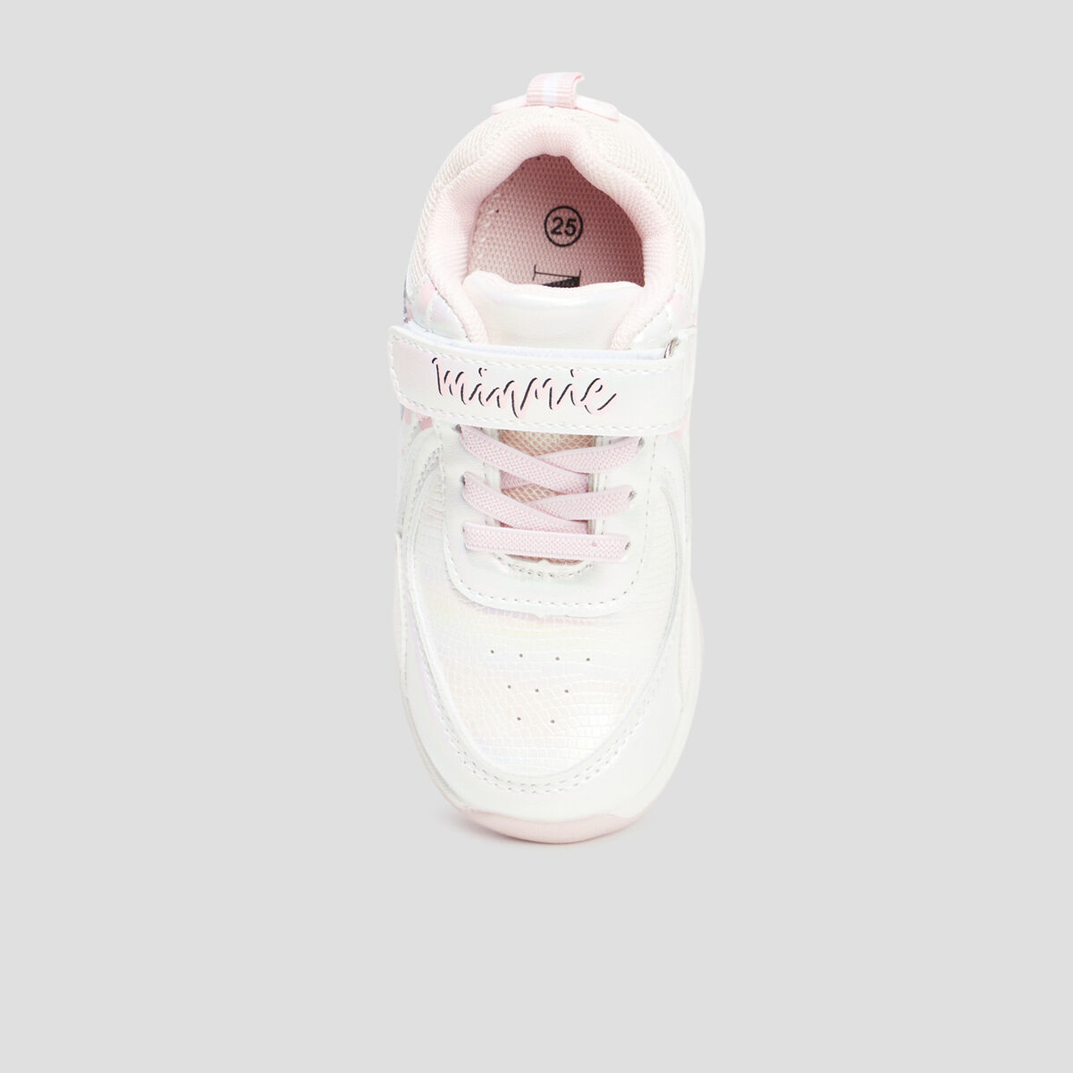 Baskets running lumineuses Minnie rose fille