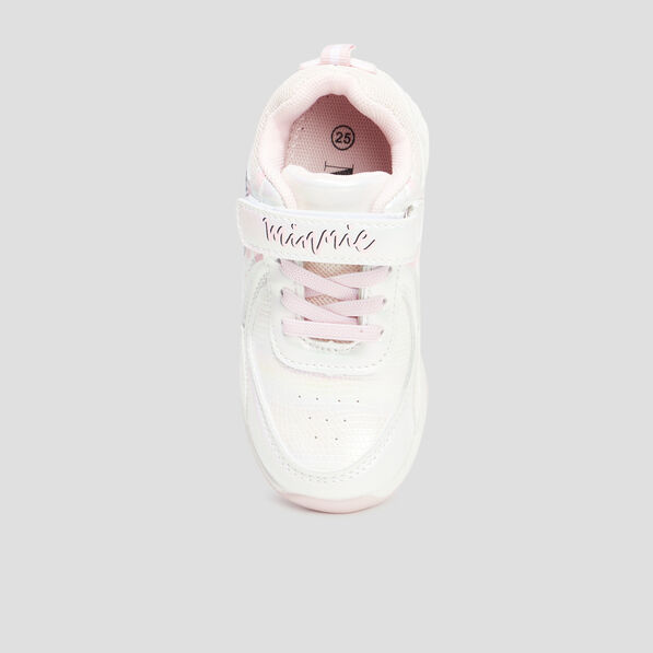Baskets running lumineuses Minnie rose fille