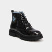 Boots &agrave; paillettes Stitch noir fille