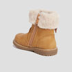 Bottines avec détails noeuds camel bébé fille