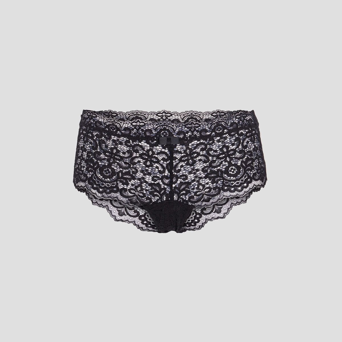 Shorty en dentelle noir femme