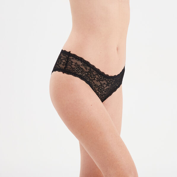 shorty en dentelle noir femme Shorty en dentelle noir femme