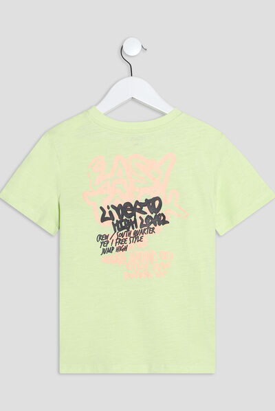 T-shirt Liberto vert anis garçon