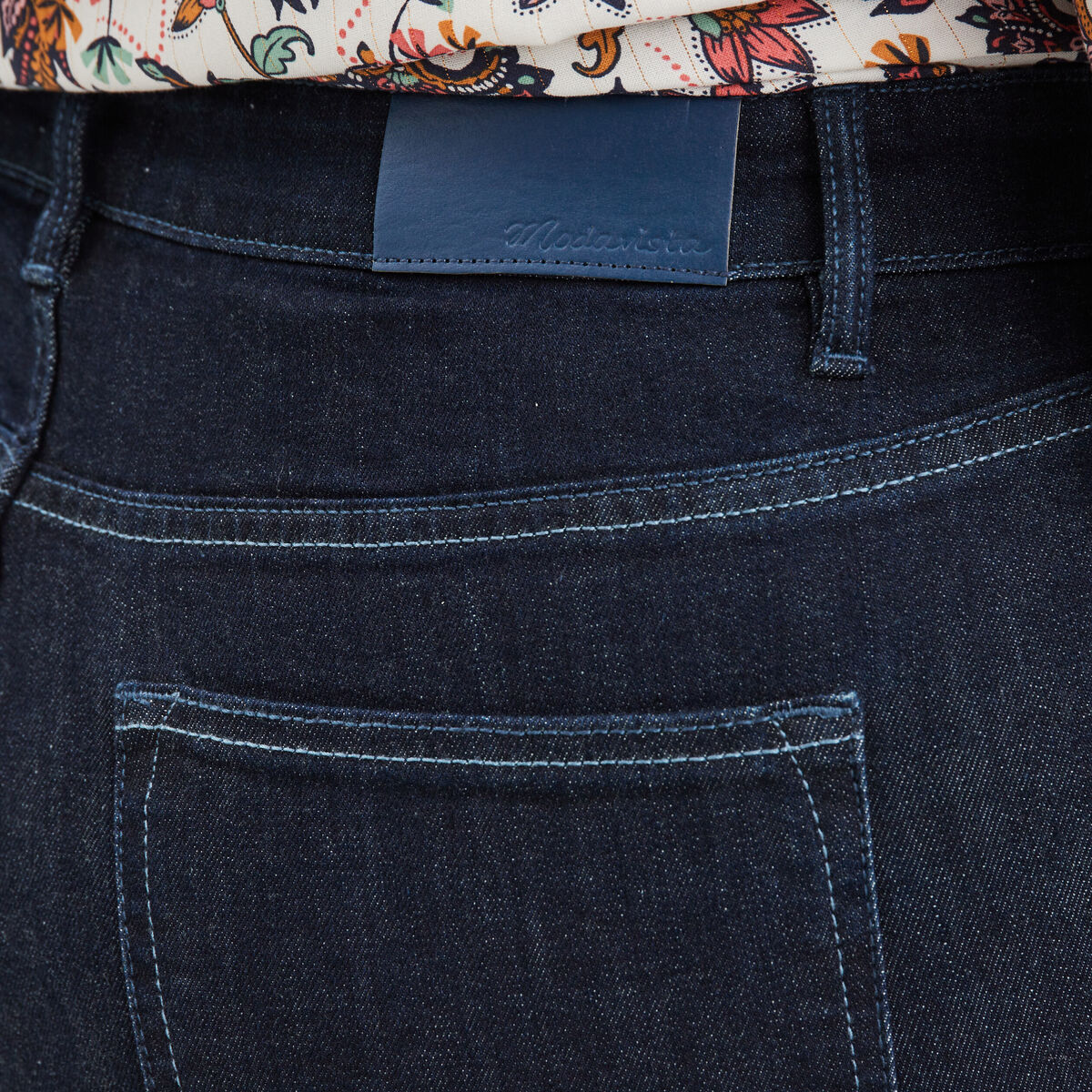 Jeans slim taille haute 7/8ème bleu femme grande taille