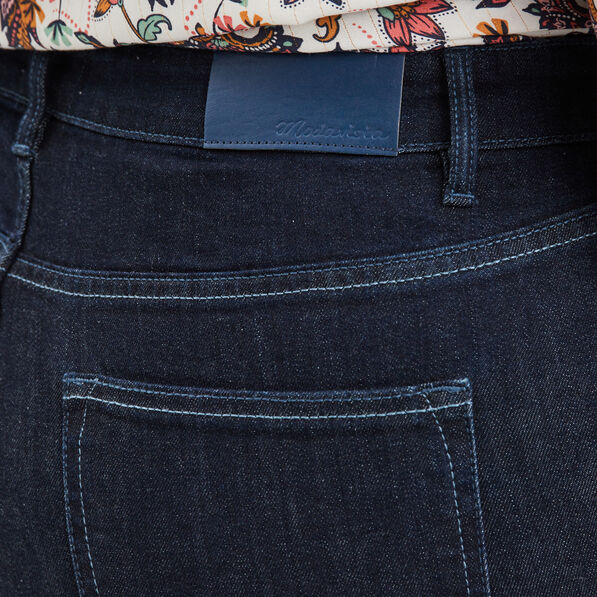 Jeans slim taille haute 7/8ème bleu femme grande taille