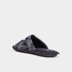 Chaussons mules noir homme