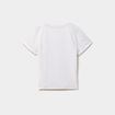 T-shirt manches courtes Les Sisters blanc fille