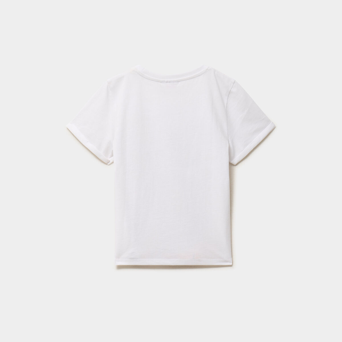 T-shirt manches courtes Les Sisters blanc fille