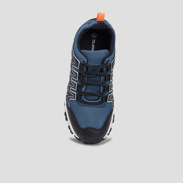 Baskets running Trappeur bleu garçon