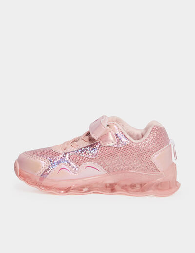 Baskets running lumineuses Stitch rose fille