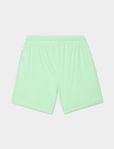 Short de jogging regular vert fluo garçon