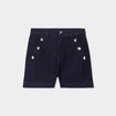 Short en jean poches à pont denim brut femme