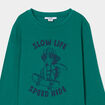 Ensemble pyjama 2 pièces coton vert garçon