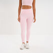 Legging de sport taille haute rose clair femme