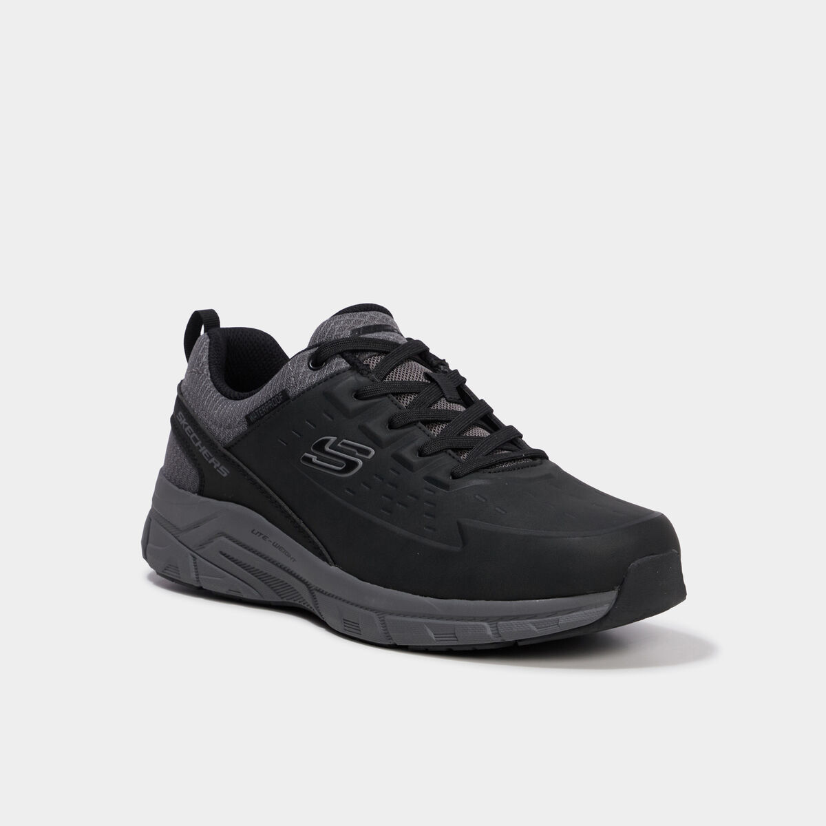 Baskets running waterproof Skechers noir homme