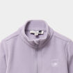 Sweat polaire col camionneur mauve fille