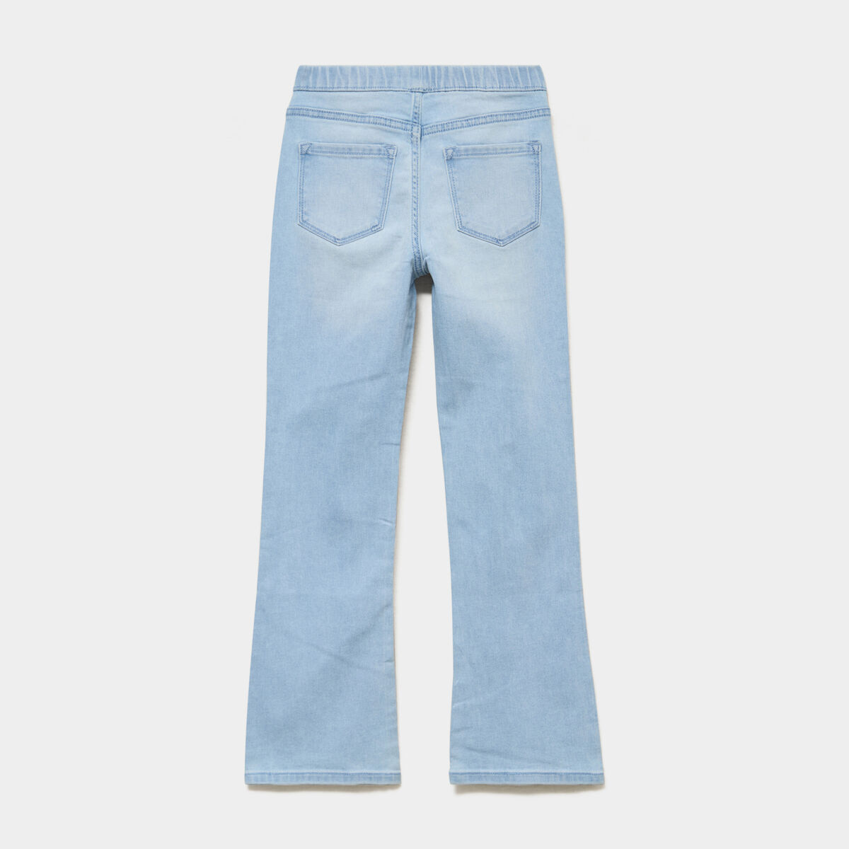 Jegging bootcut taille &eacute;lastiqu&eacute;e denim triple stone fille