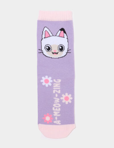 Lot 3 chaussettes Gabby maison magique rose fille