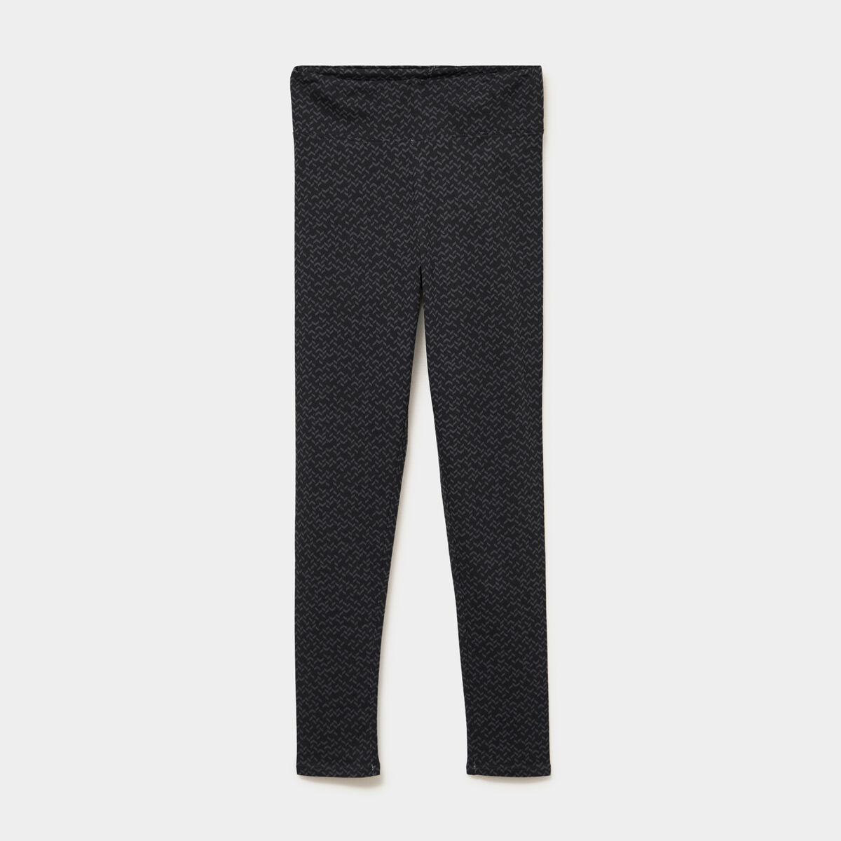 Legging taille haute coton noir femme