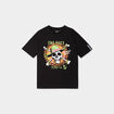 T-shirt manches courtes coton One Piece noir gar&ccedil;on