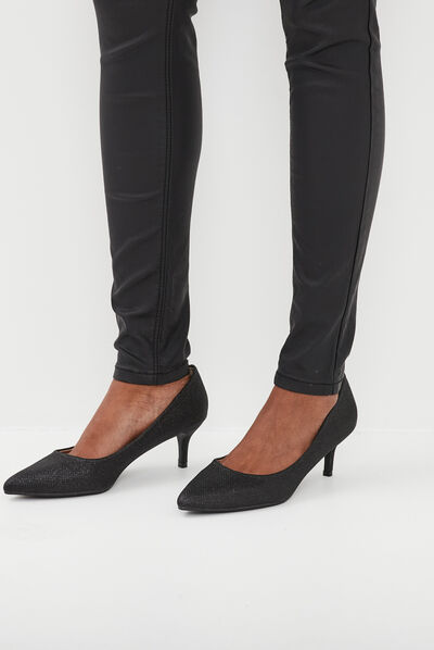 Escarpins à talons noir femme