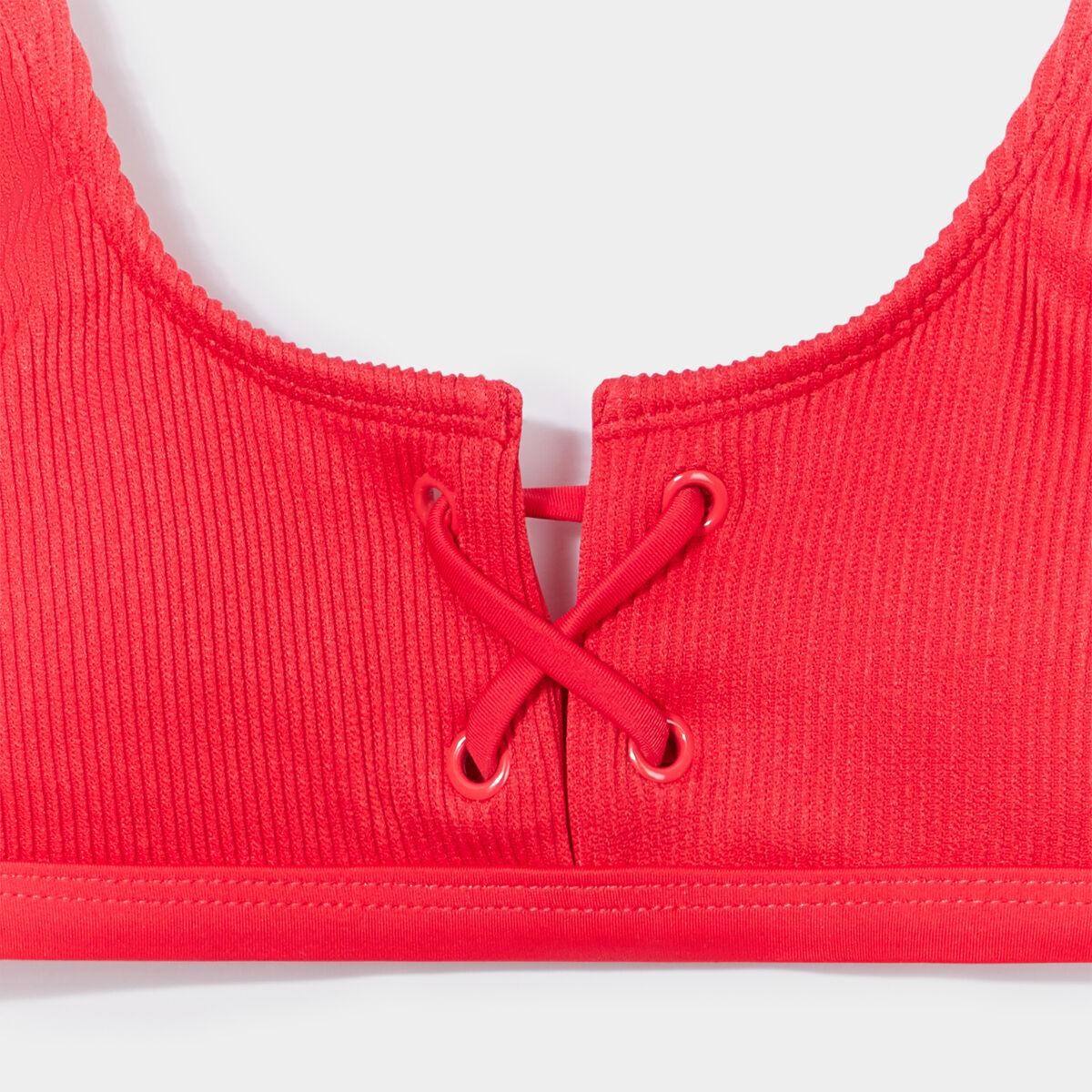 Maillot de bain 2 pi&egrave;ces rouge fille